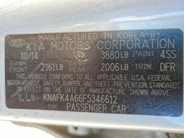 2015 KIA FORTE GL(Middle-low grade)