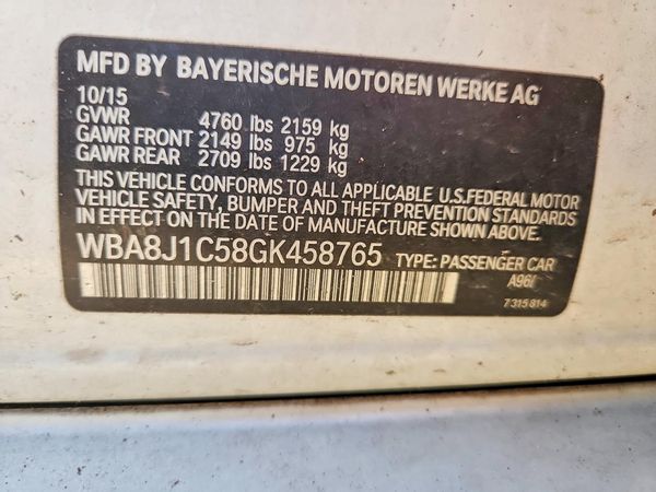 2016 BMW 328
