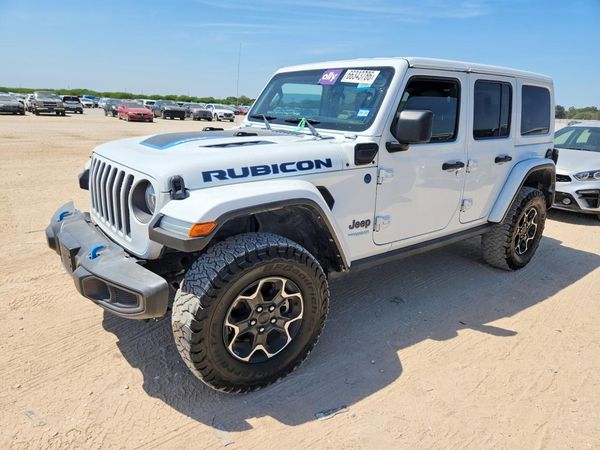 2022 JEEP WRANGLER UNLIMITED Unlimited Rubicon 4XE — Front 3/4