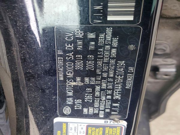 2017 KIA FORTE LX Base