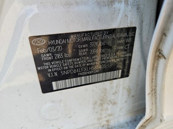 2020 HYUNDAI ELANTRA