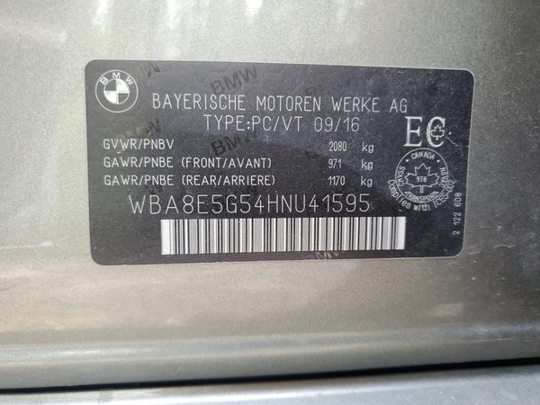 2017 BMW 320