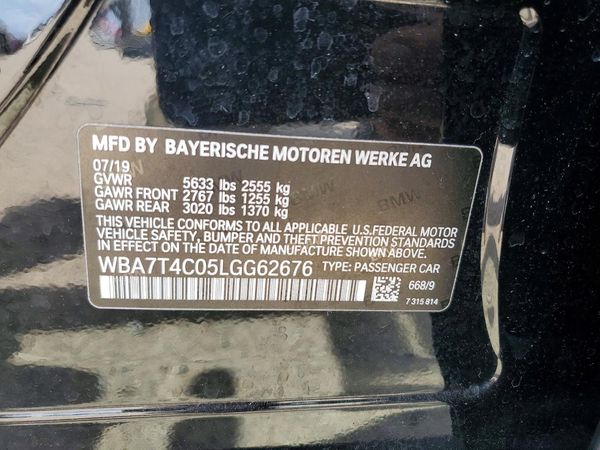 2020 BMW 740 xDrive