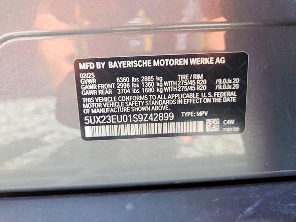 2025 BMW X5 xDrive40i