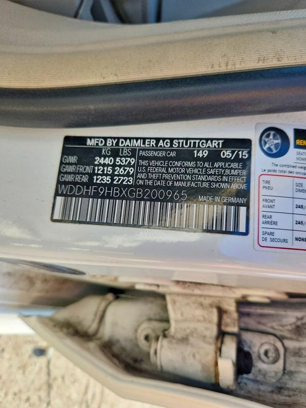2016 MERCEDES-BENZ E E250d-4M