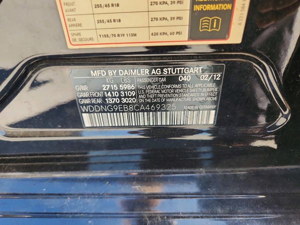 2012 MERCEDES-BENZ S S550 4-MATIC