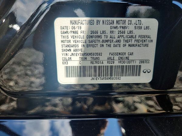 2019 INFINITI Q50