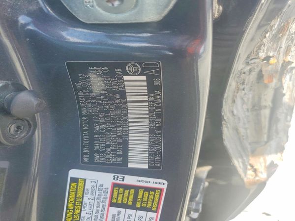 2012 TOYOTA COROLLA