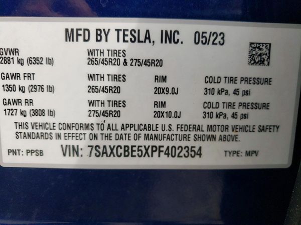 2023 TESLA MODEL X