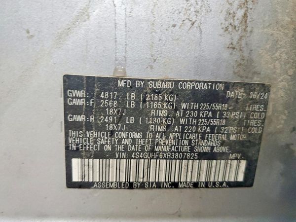 2024 SUBARU CROSSTREK Sport