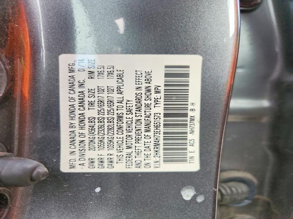 2014 HONDA CRV EX-L