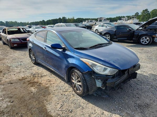 2015 HYUNDAI ELANTRA GLS(Middle) — Passenger 3/4