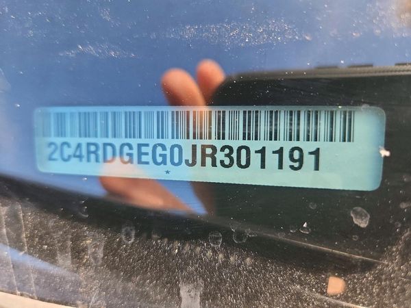 2018 DODGE GRAND CARAVAN GT (US), GT FWD (Can)