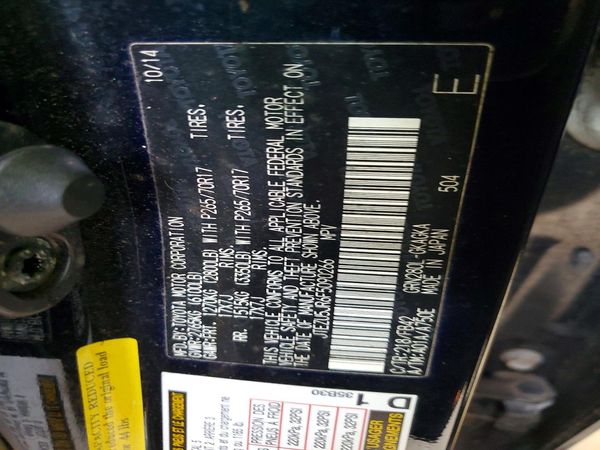 2015 TOYOTA 4RUNNER Base Grade
