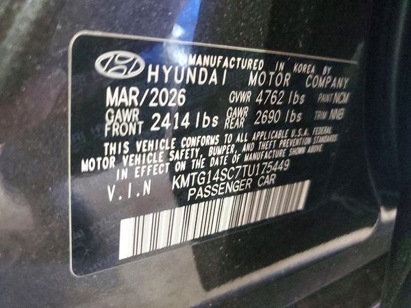 2026 GENESIS G70 2.5T RWD