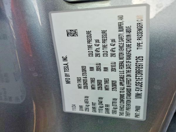 2024 TESLA MODEL 3