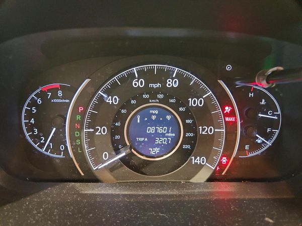 2016 HONDA CRV EX-L — ODOM
