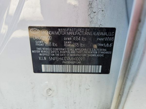 2021 HYUNDAI SONATA Limited