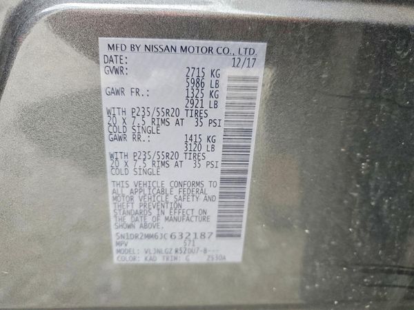 2018 NISSAN PATHFINDER