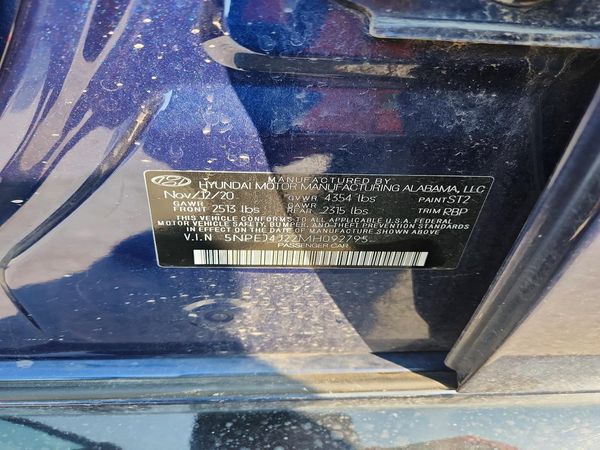2021 HYUNDAI SONATA SEL Plus