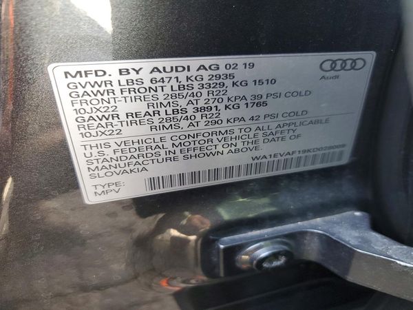 2019 AUDI Q8