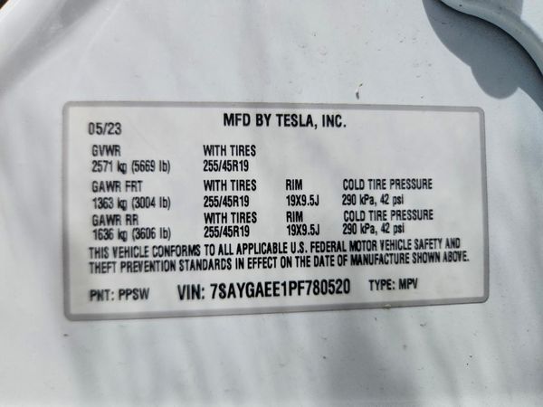 2023 TESLA MODEL Y