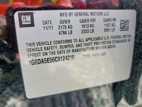 2012 CADILLAC CTS Base