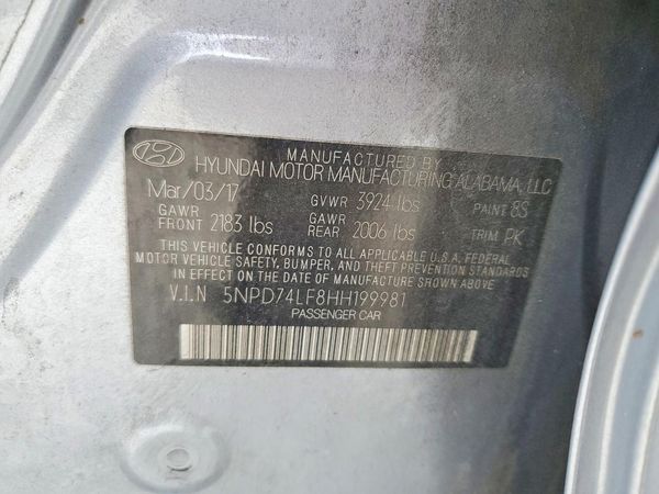 2017 HYUNDAI ELANTRA