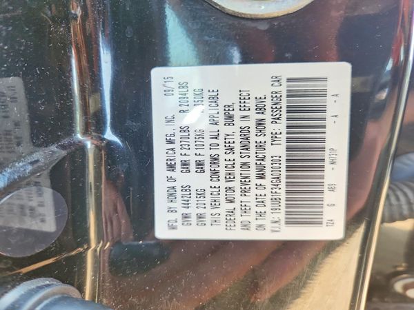 2016 ACURA TLX Base