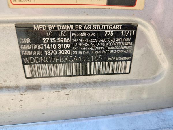 2012 MERCEDES-BENZ S S550 4-MATIC