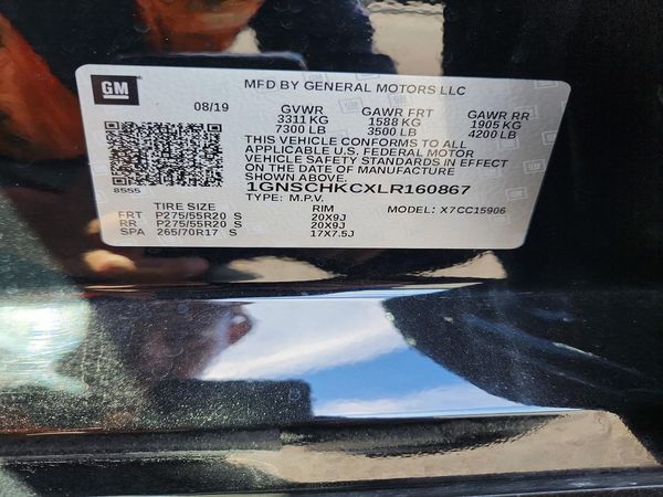 2020 CHEVROLET SUBURBAN LT