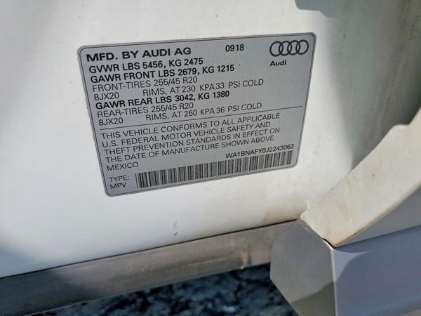 2018 AUDI Q5