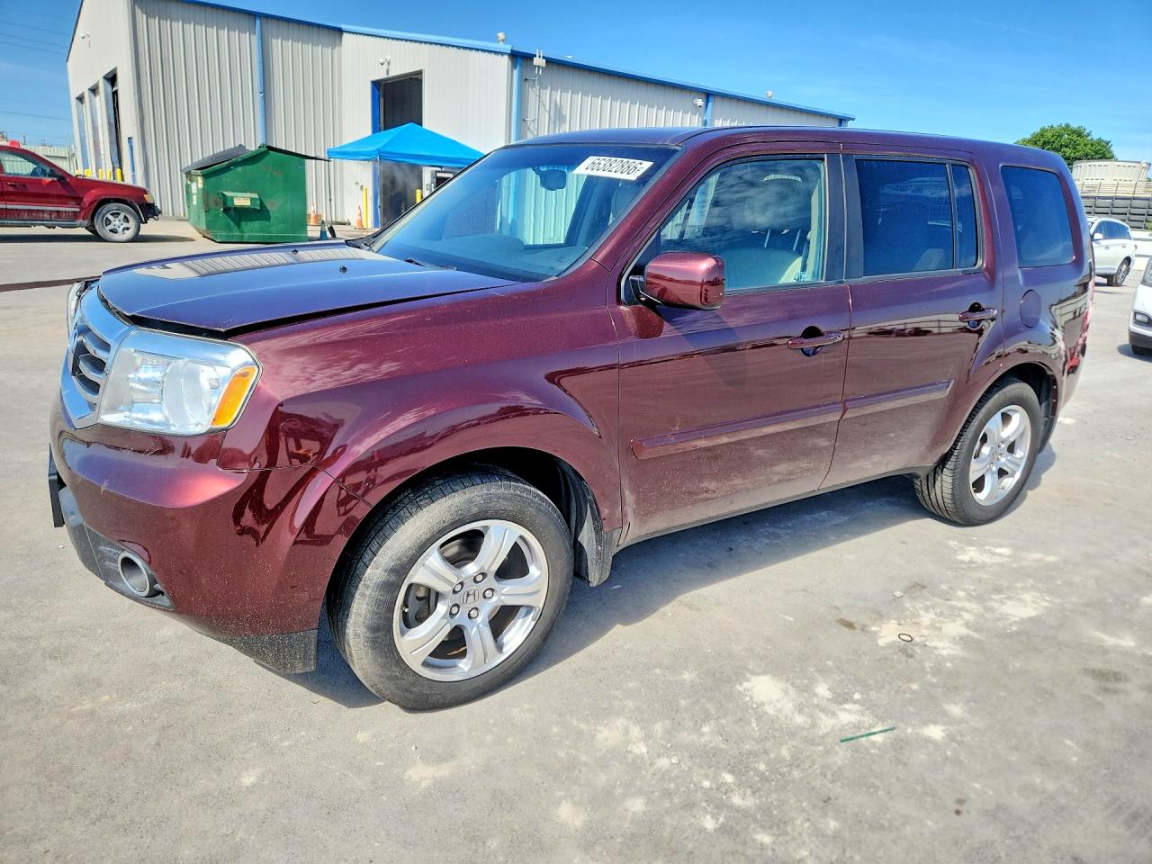 2012 HONDA PILOT EX-L — Front 3/4