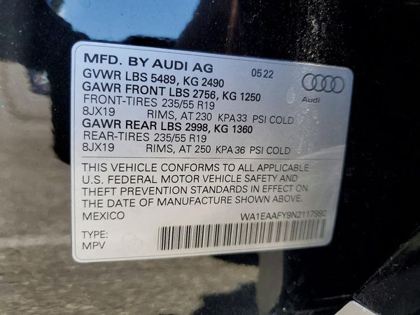 2022 AUDI Q5