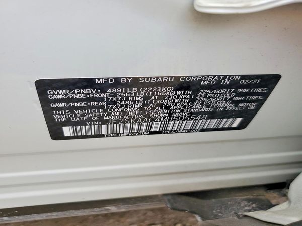 2021 SUBARU FORESTER Base