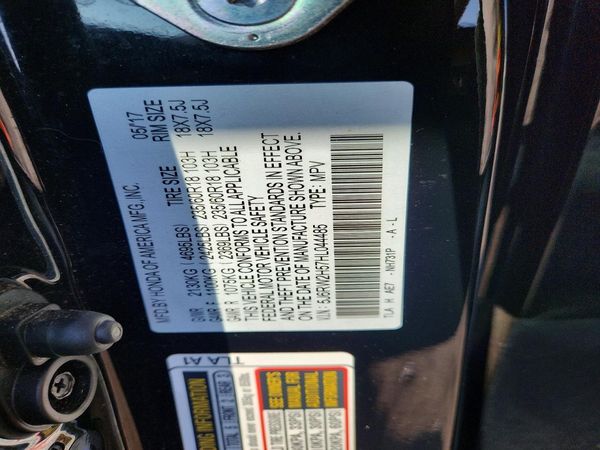 2017 HONDA CRV EX