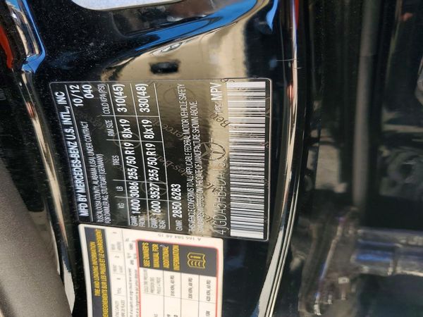 2013 MERCEDES-BENZ ML ML350 4-MATIC
