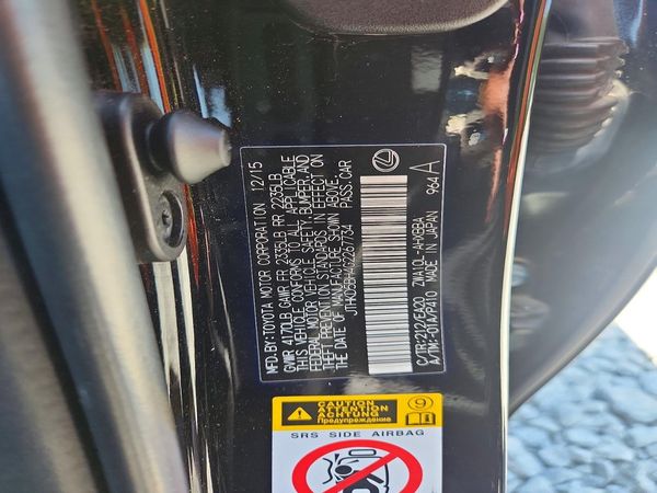 2016 LEXUS CT 200h