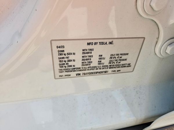2023 TESLA MODEL Y