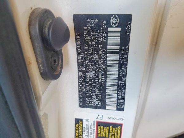 2015 TOYOTA CAMRY