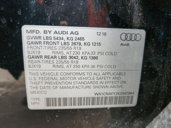 2019 AUDI Q5 quattro Prestige