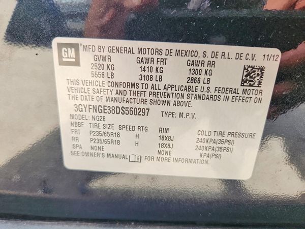 2013 CADILLAC SRX