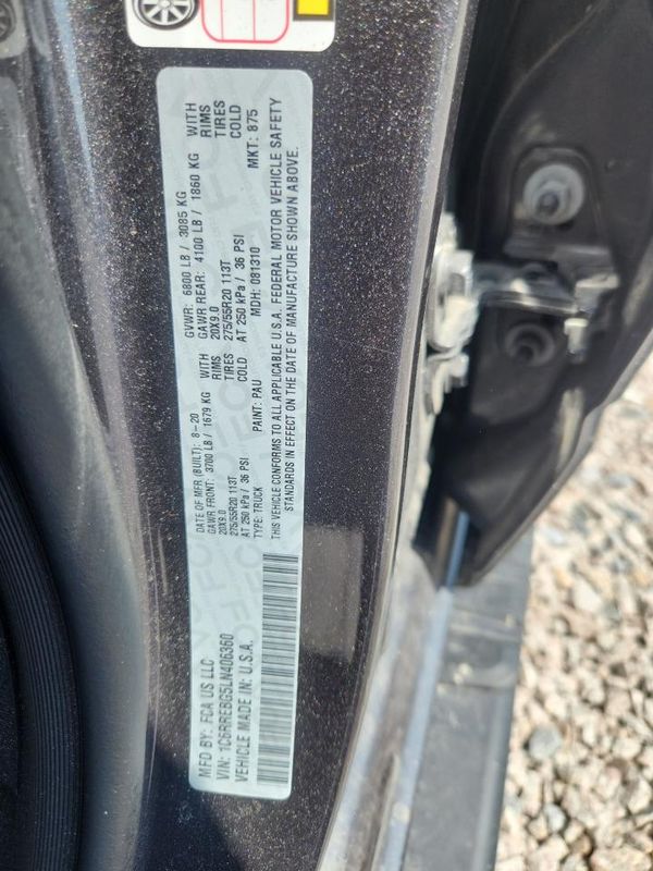 2020 RAM 1500