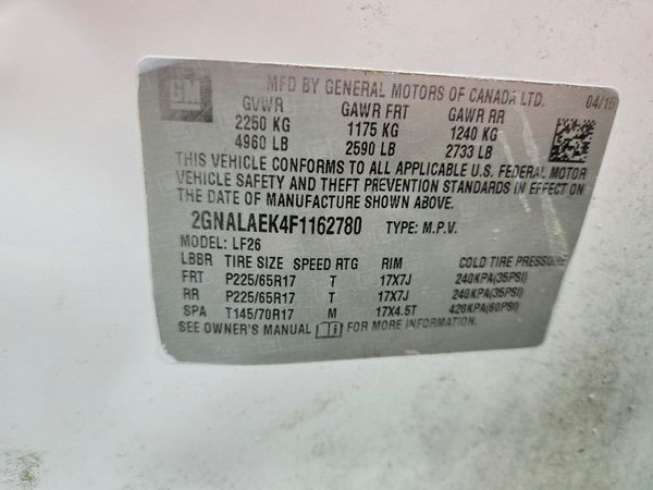 2015 CHEVROLET EQUINOX