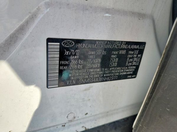 2022 HYUNDAI SANTA FE