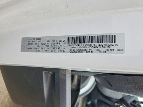 2019 RAM PROMASTER 1500