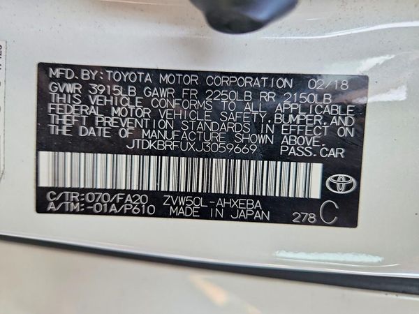 2018 TOYOTA PRIUS
