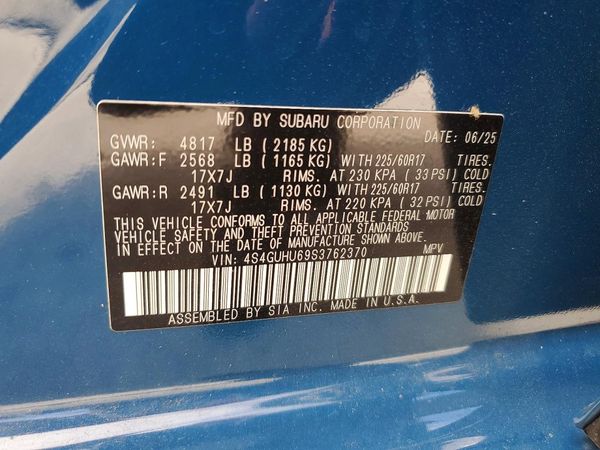 2025 SUBARU CROSSTREK