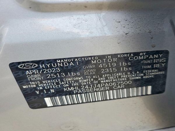 2023 HYUNDAI SONATA Blue