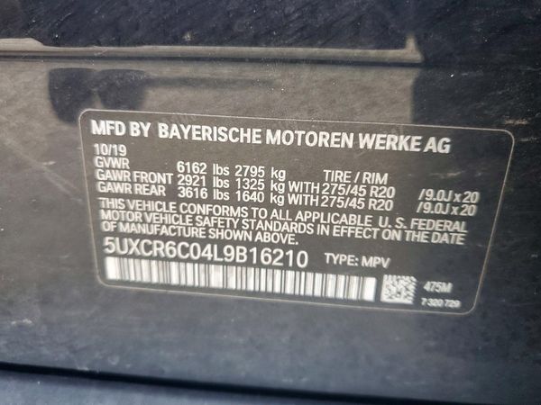 2020 BMW X5 xDrive40i